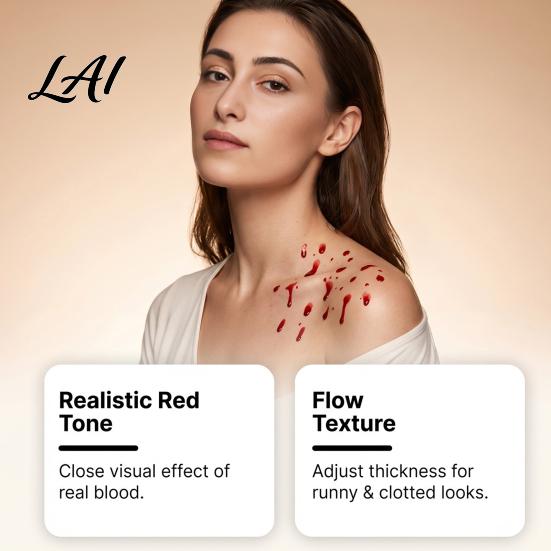 Heavy Style Makeup Materials Halloween Fake Blood Realistic Coagulated Blood Gel/Spray/Paint Special Party Tools Effect Prop for Zombie Vampire