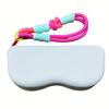 1pc Waterproof Silicone Glasses Case with Zipper & Braided Lanyard - Portable Fashion Glasses Storage Pouch, Multi-Color Options