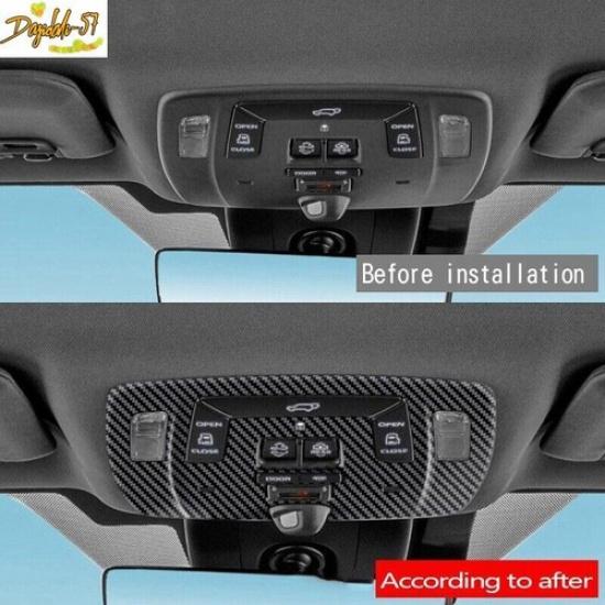 Carbon Fiber For Toyota Sienna - ABS Front Reading Light Lamp Frame Trim