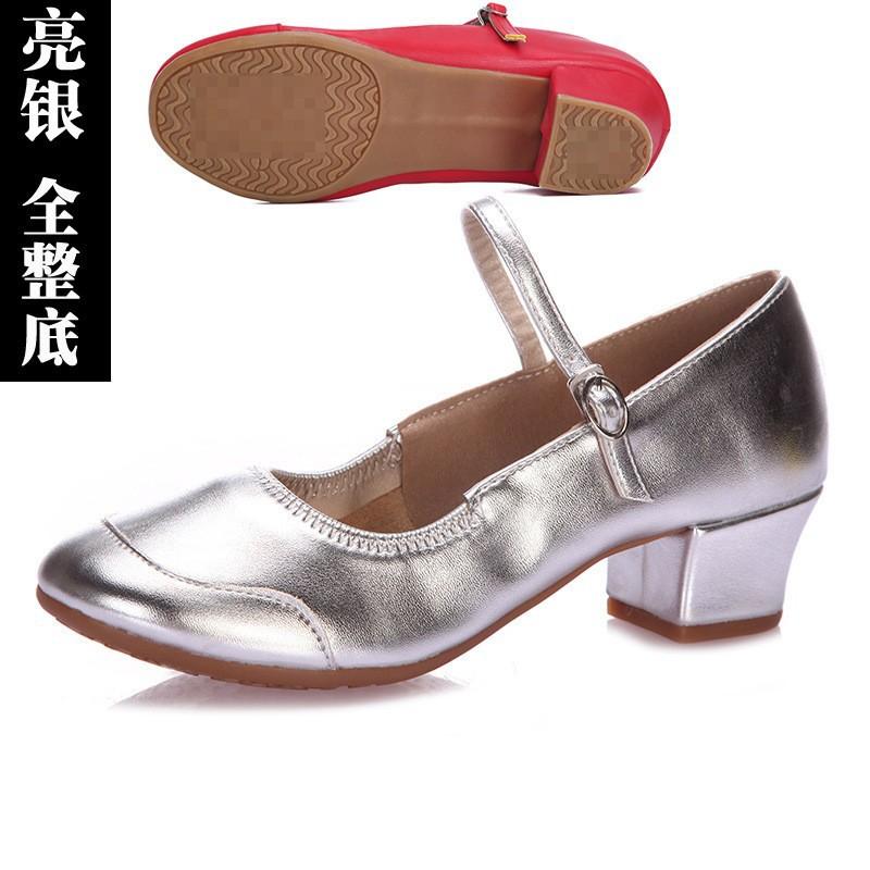 2025 summer new dance shoes women's modern square dance shoes mesh dance shoes soft sole cross-border wholesale
