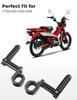 KEMIMOTO Rear Passenger Footrest Foot Pegs Fit CT125 Trail 125 Hunter Cub 2021 2022 2023 Motorcycle Folding Foot Pegs