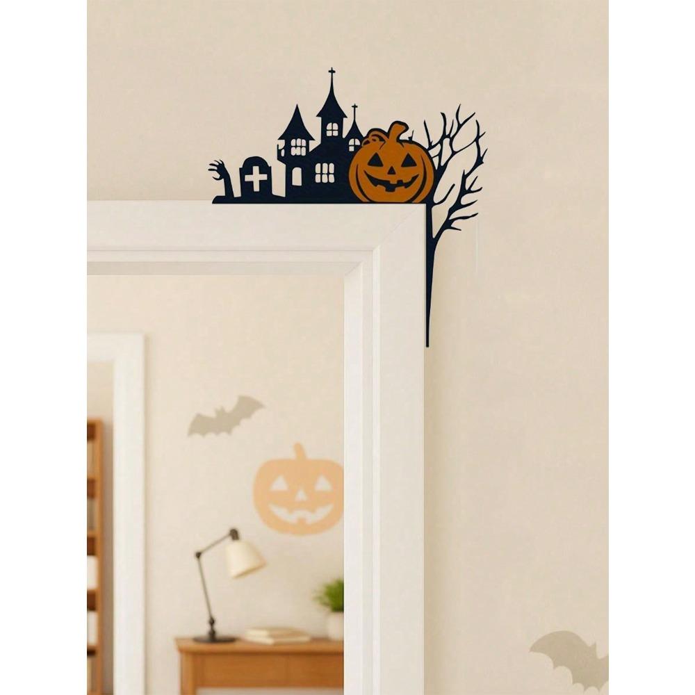 Elegant Metal Corner Decor Ornamental Pediment for Door Frame Threshold Wall Entryway Classic Design