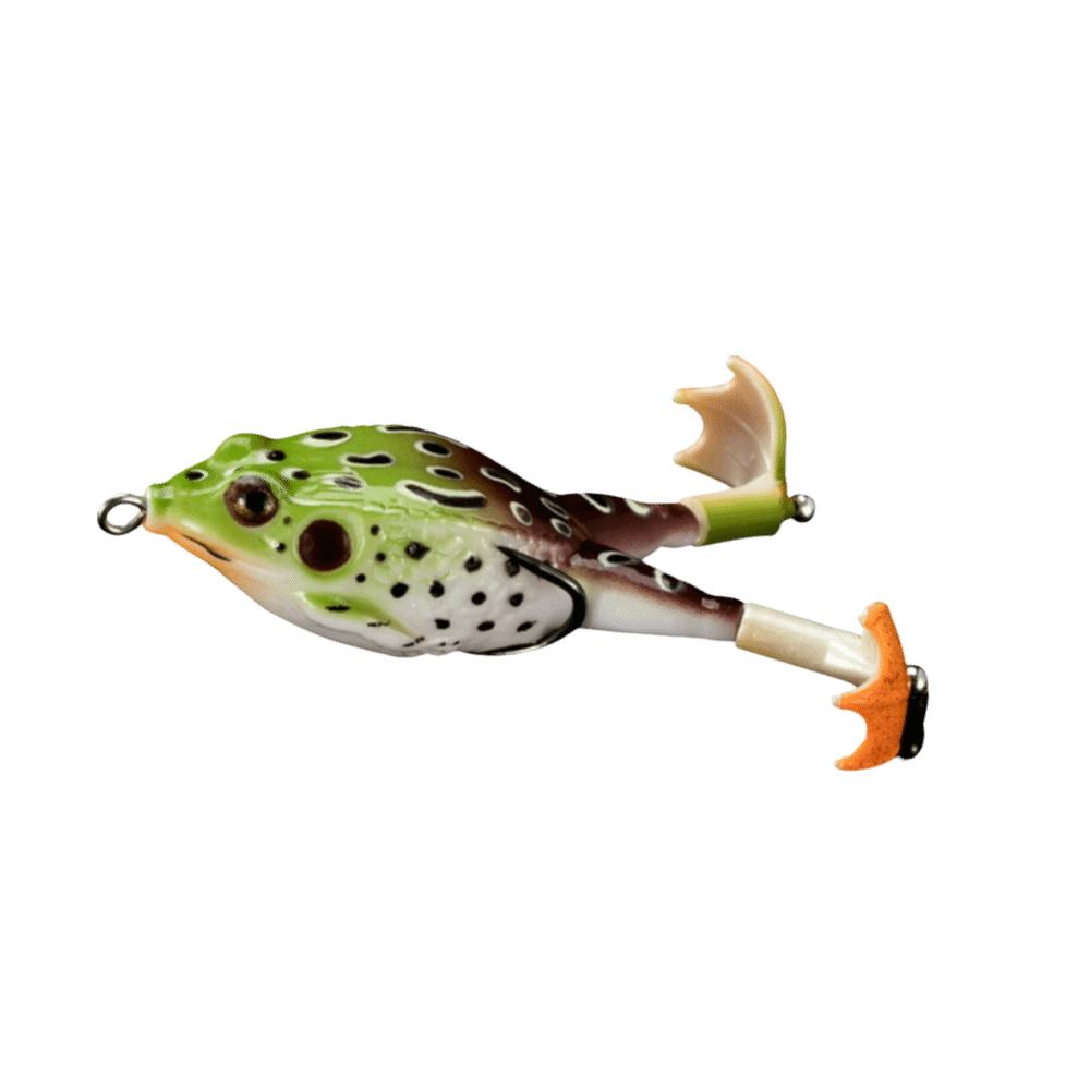 Floating Bait Frog Lure Double Propellers Soft Frog Lure Bass Fishing Lures  Bass Fishing