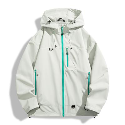 Unisex Hiking Jacket Waterproof Autumn Windbreaker Ourdoor Hooded Coats Women Jacket Men Fishing Camping Climbing Coats