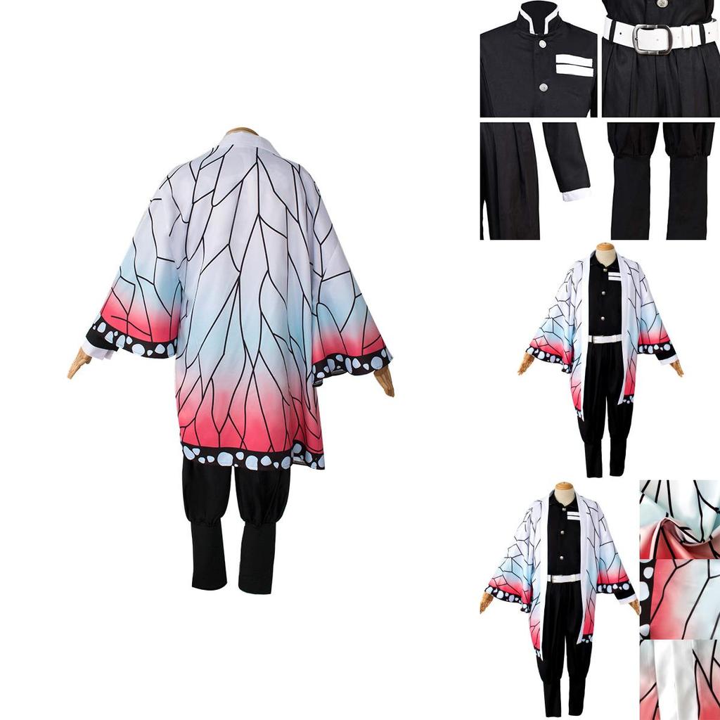 Demon Slayer Kimetsu No Yaiba Kochou Shinobu Cosplay Costume Robes For Enthusiasts