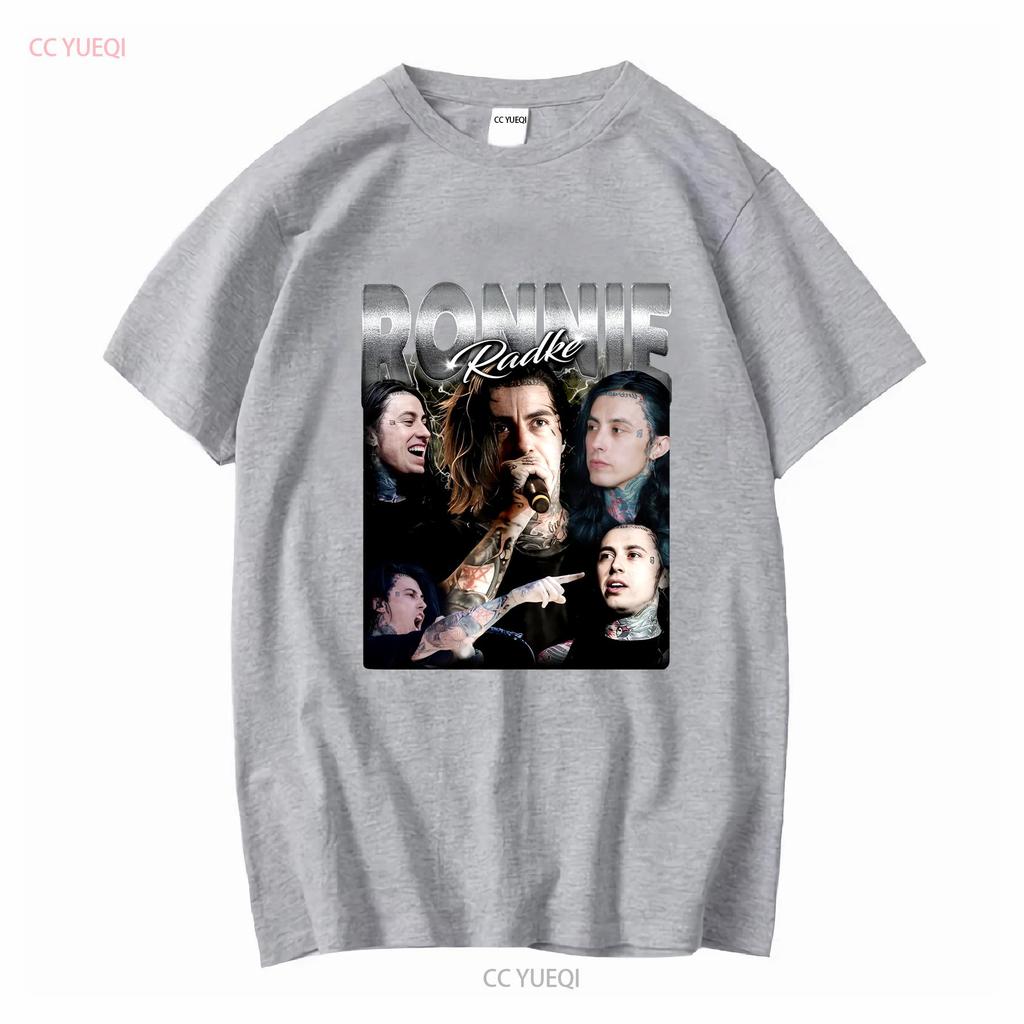 Ronnie Radke Collage Falling In Reverse Band Black T Shirt S 5xl 1pt1742 Long Or Short Sleeves Vintage Washed Homme Casual