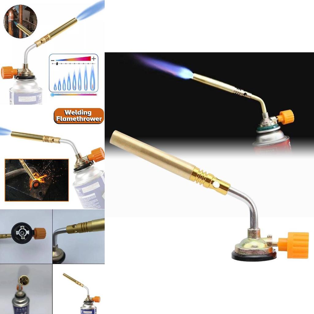 Handheld Butane Torch Gun Safe Wind-resistant Metal And Plastic Baking Tool