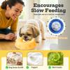 Non-Slip Base Slow Feeder Dog Bowl Ball-shaped Design Anti-Slip Anti-Choking Bowl Interactive Dog Licking Bowl Pet Feeding