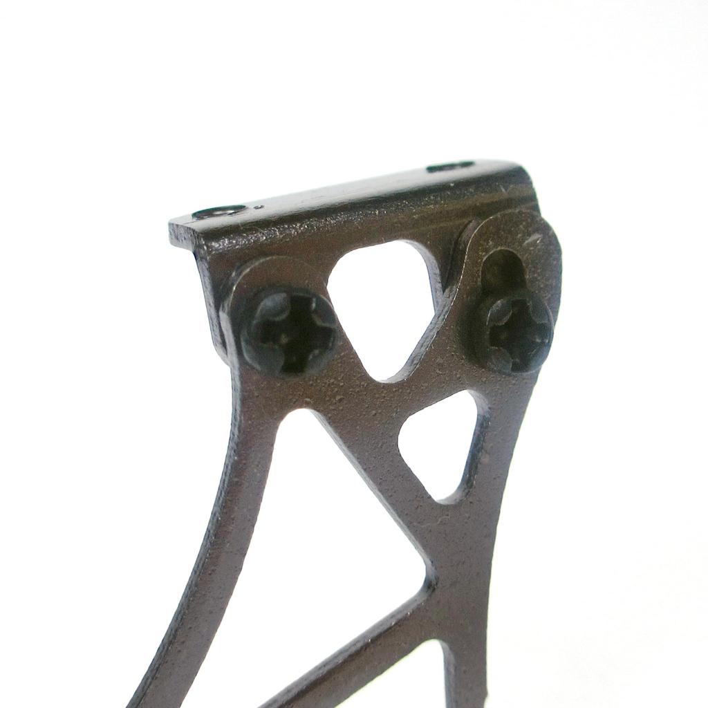 AL GT Wing 21mm Mount, [Black] (with Screws) [Eagle Model] [#WG-06U-BK/21]