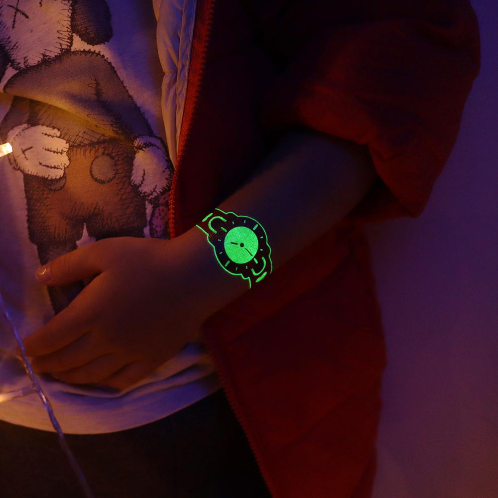 1 Sheet Girls Watertransfer Stickers Luminous Fake Tattoos Watch Tattoo Stickers Waterproof But Easy Remove Tattoos