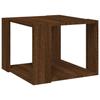 VidaXL Coffee Table Brown Oak 40x40x30 Cm Engineered Wood 815170