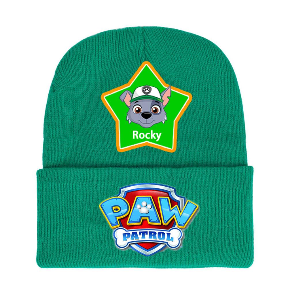 Paw Patrol Knit Beanie Acrylic Warm Windproof Winter Hat For Kids Cartoon Character Fans