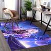 Office Carpet Genshin Impact Fantasy Anime Character Design for Desk Chair Protection, Gaming Room D