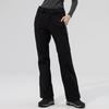 Water-Repellent Durable Outdoor Micro-Flare Pants with Autumn/Winter Velvet Warmth