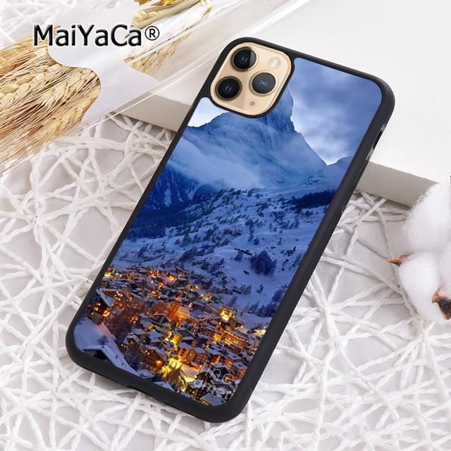 Zermatt Matterhorn Swiss Mountain Phone Case For iPhone 17 Air 16 pro max 15 14 plus 12 13 Shell Cover coque
