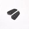 For Toyota BZ4X 2023-2025 Carbon Fiber Front Fog Light Eyelid Molding Cover Trim