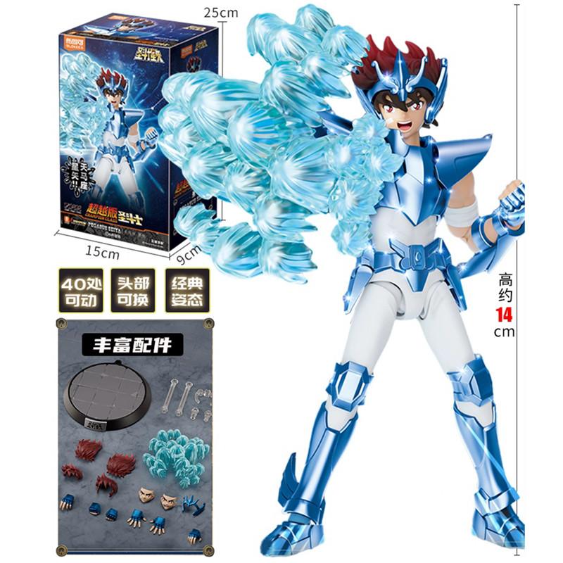 Origineel Anime Saint Seiya bouwsteen speelgoed Saint Seiya Stier Aldebaran Aiolos Aiolia Mu Actiefiguur Splicing Speelgoed verzamelen