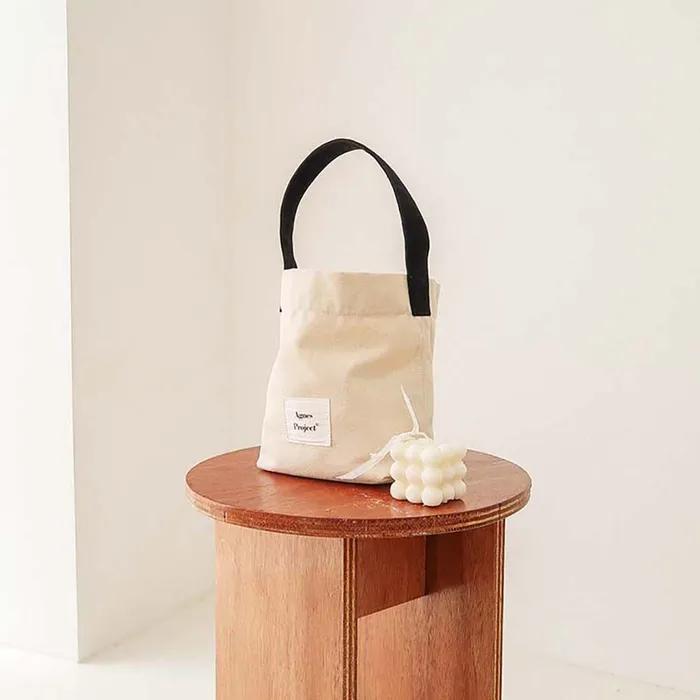 [Agnes Project] Peanut Tote Bag_Natural