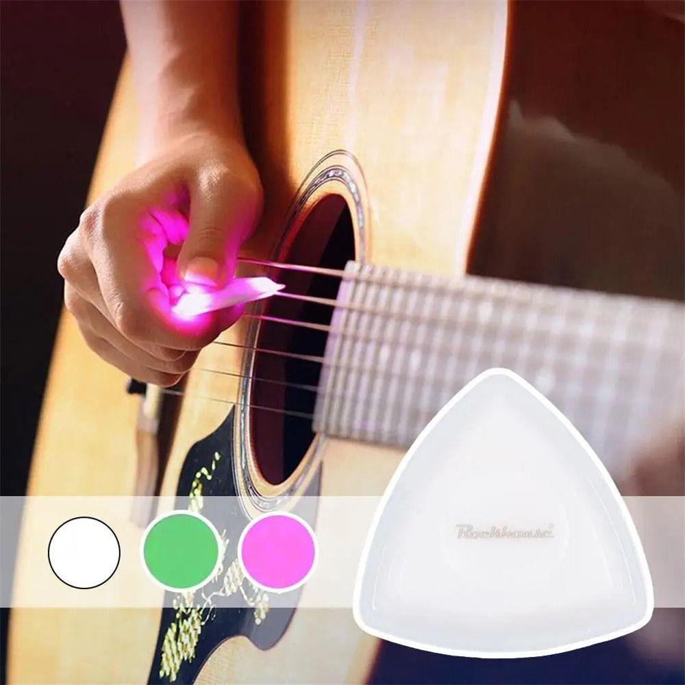 High-Sensitivity Guitar LED Pick Guitar Touch Guitar Glowing Plectrum Stringed Instrument