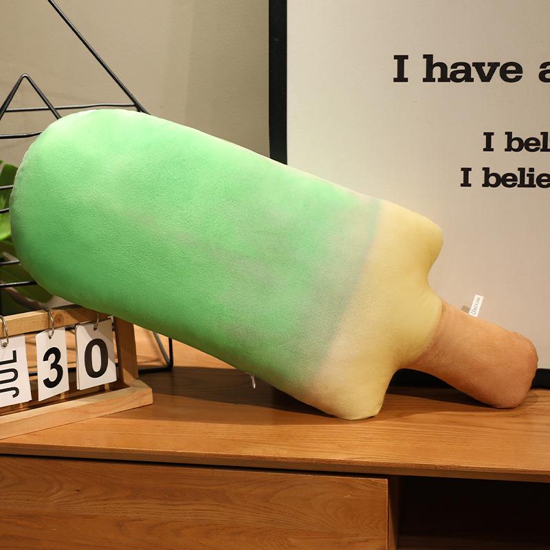 Creative Simulation Ice Cream Throw Pillow Plush Toy Doll Ice Cream Doll Home Pillow Cushion Girl Doll