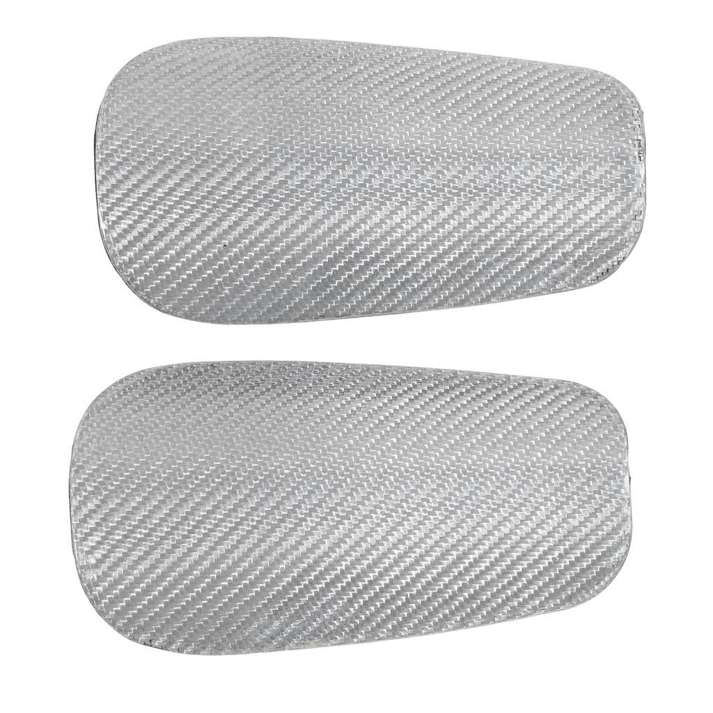 2 ks Fotbalové chrániče holení Superlehké Vysokopevnostní Uhlíkové vlákno EVA Pěnové Polstrování Fotbal