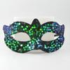 Pvc Glitter Mini Mask With Semihandmade Craft For Halloween Costumes And Parties