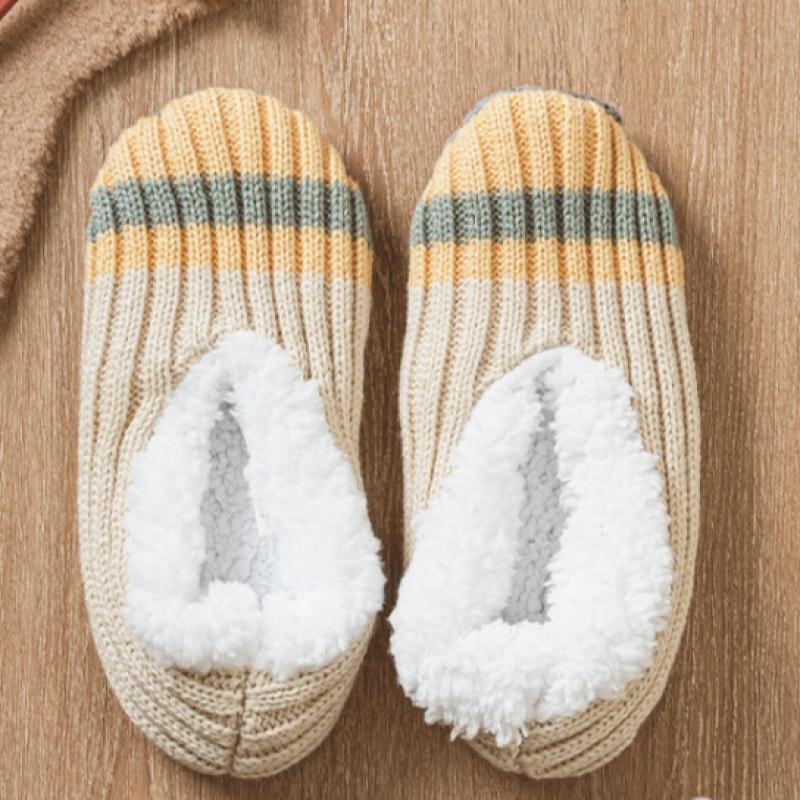 Daiso Color Matching Knit Slipper Living Room Shoes 230 250 Mm Yellow