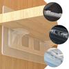 10Pcs Clear Shelf Pegs Heavy Duty Nail-Free Adhesive Shelf Supports for Cabinets Bookcases Entertainment Centers Home Decor