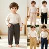 Men's Casual Cotton Pants Korean for Spring Comfortable Everyday Wear