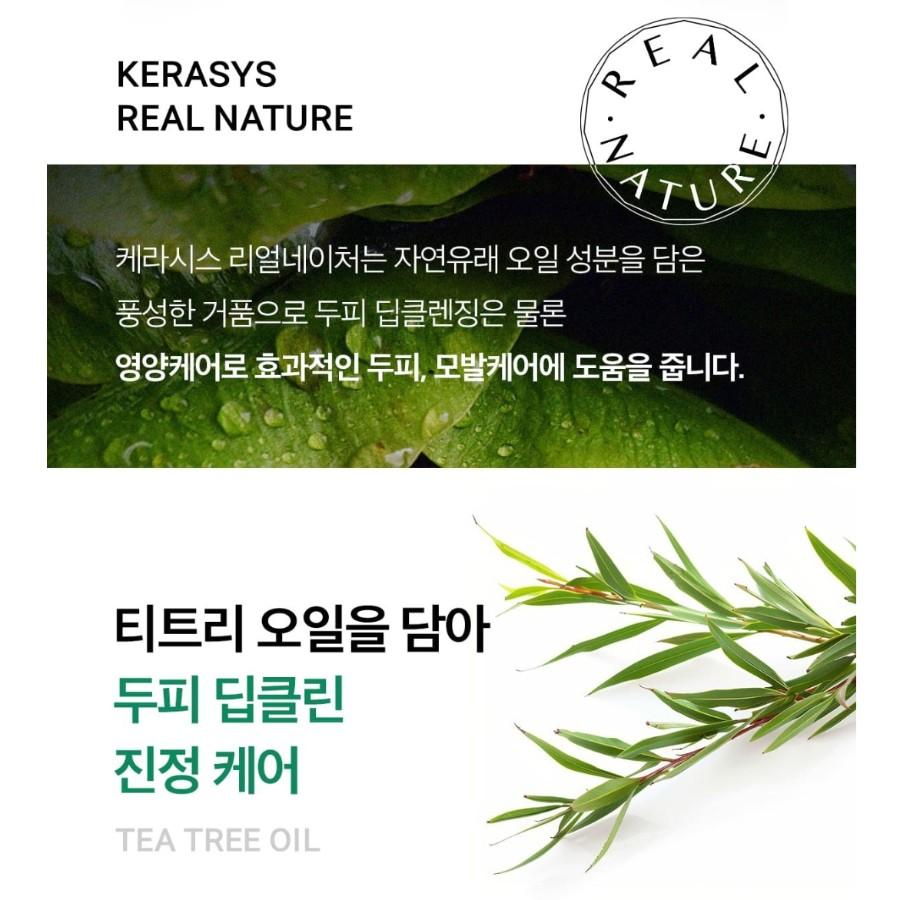 [Kerasys] Tea Tree Oil Shampoo/ Conditioner, 1L, Korean hair care