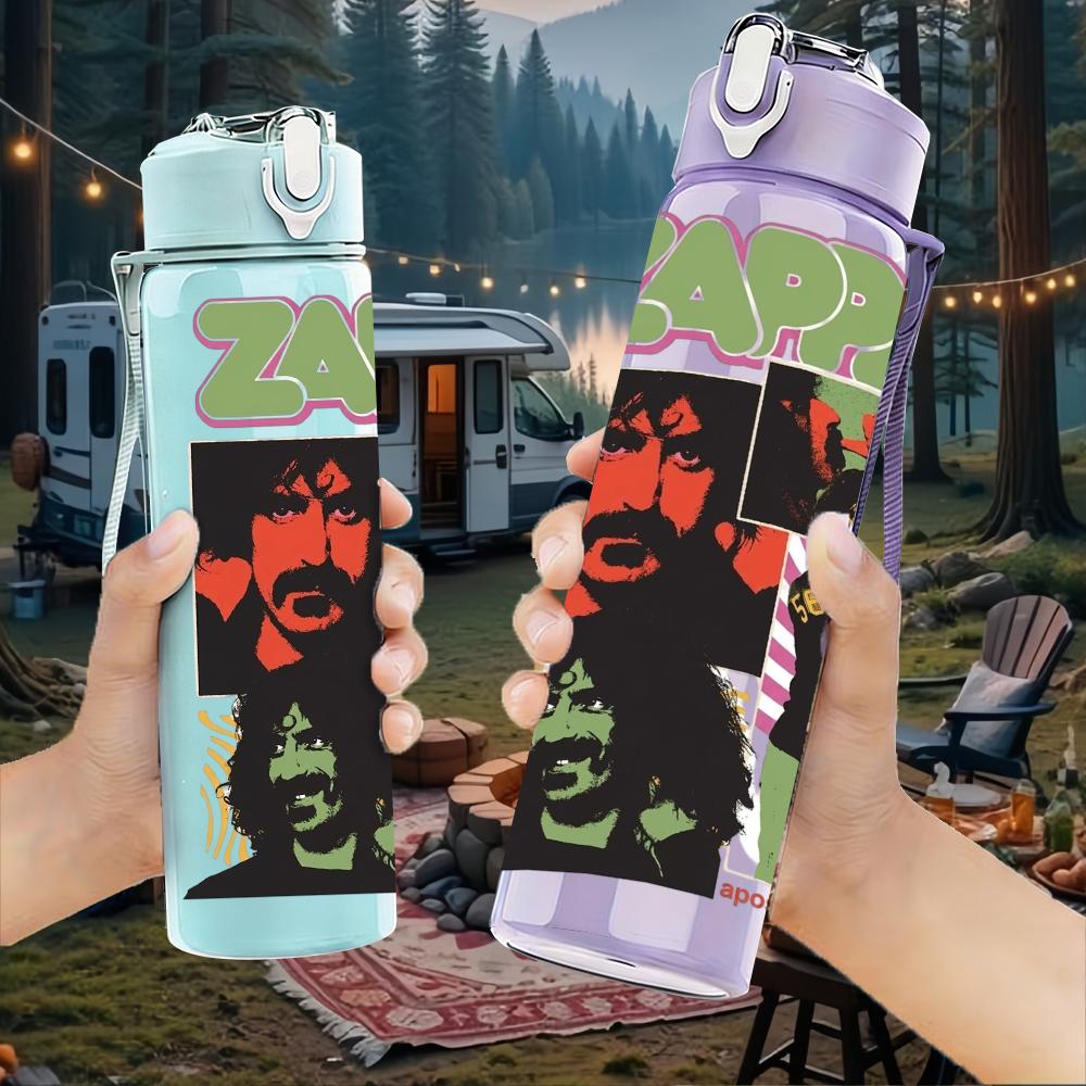1PC Colorful Retro Street Graffiti Print 750ml Portable Sports Water Bottle Leakproof Travel Gym Drink Cup