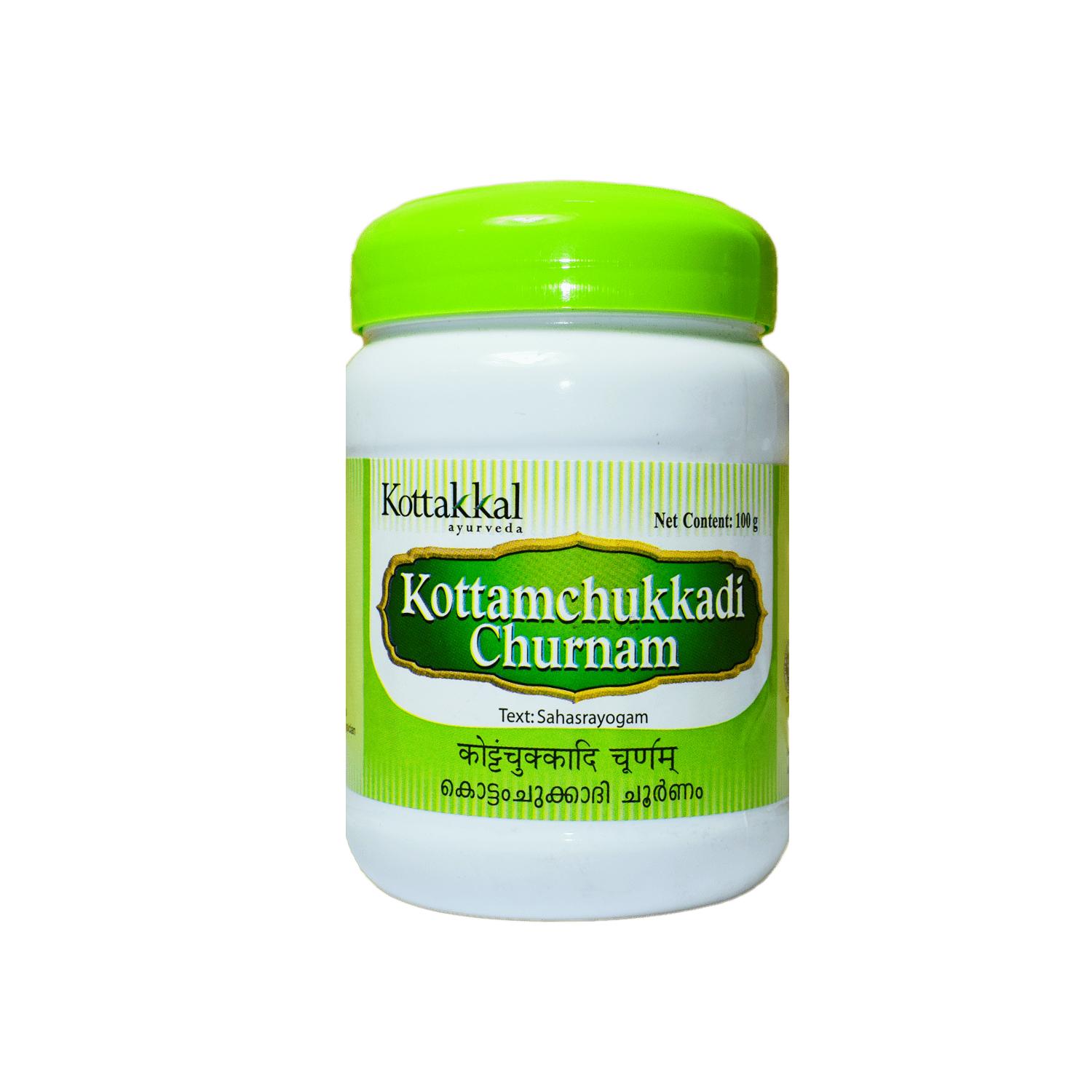 Kottamchukkadi Churna (100 grammi), Kottamchukkadi Churnam, Kottakkal Ayurveda