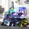 Cyberpunk Edgerunners Blanket Soft Warm Cozy Suitable For Picnics Bedding Bed Allseason Use Stylish Decor Best Holiday Gift For Friends Family