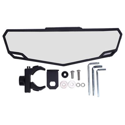 Rétroviseur UTV Antichoc Grand Angle HD Rétroviseur Central 1,5in à 2in Montage Barre de Sécurité Remplacement pour
