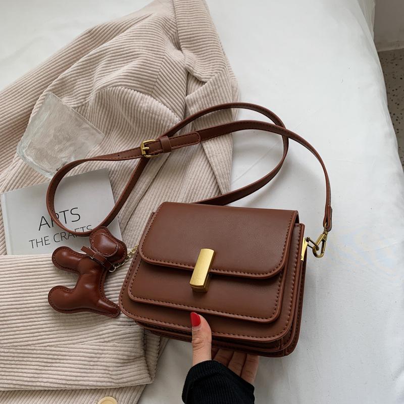 Bag Women's New Fashion Messenger Bag Casual Versatile Shoulder Small Square Bag