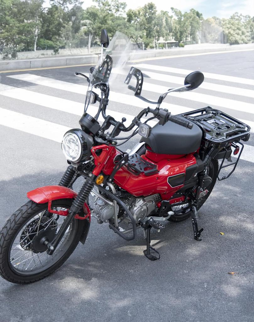 KEMIMOTO Motorrad Motorrad Seitenständer Hunter Cab 125 Verstärkte Seitenständerhalterung für CT125