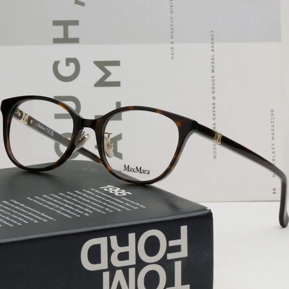 [MaxMara] Eyeglass Frames MM5126 D 052 Leopard Print Horn-rimmed Glasses for Women and Men