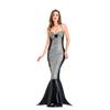 Mermaid Costume Dress Women Adult Halloween Party Cosplay Sexy Sequin Gown Stage Performance Outfit