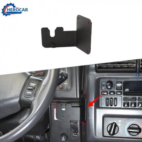 Черный держатель для радиостанции, крепление для рации, крышка, отделка Для Jeep TJ Wrangler