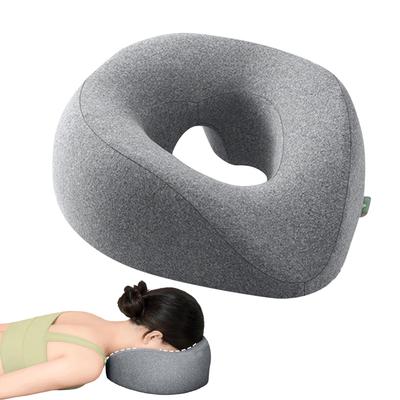 Ergonomi Liggkudde Memory Foam Andningsbar huvudstödsstödkudde Kroppsmassage Ansiktsstödskudde för skönhetssalong