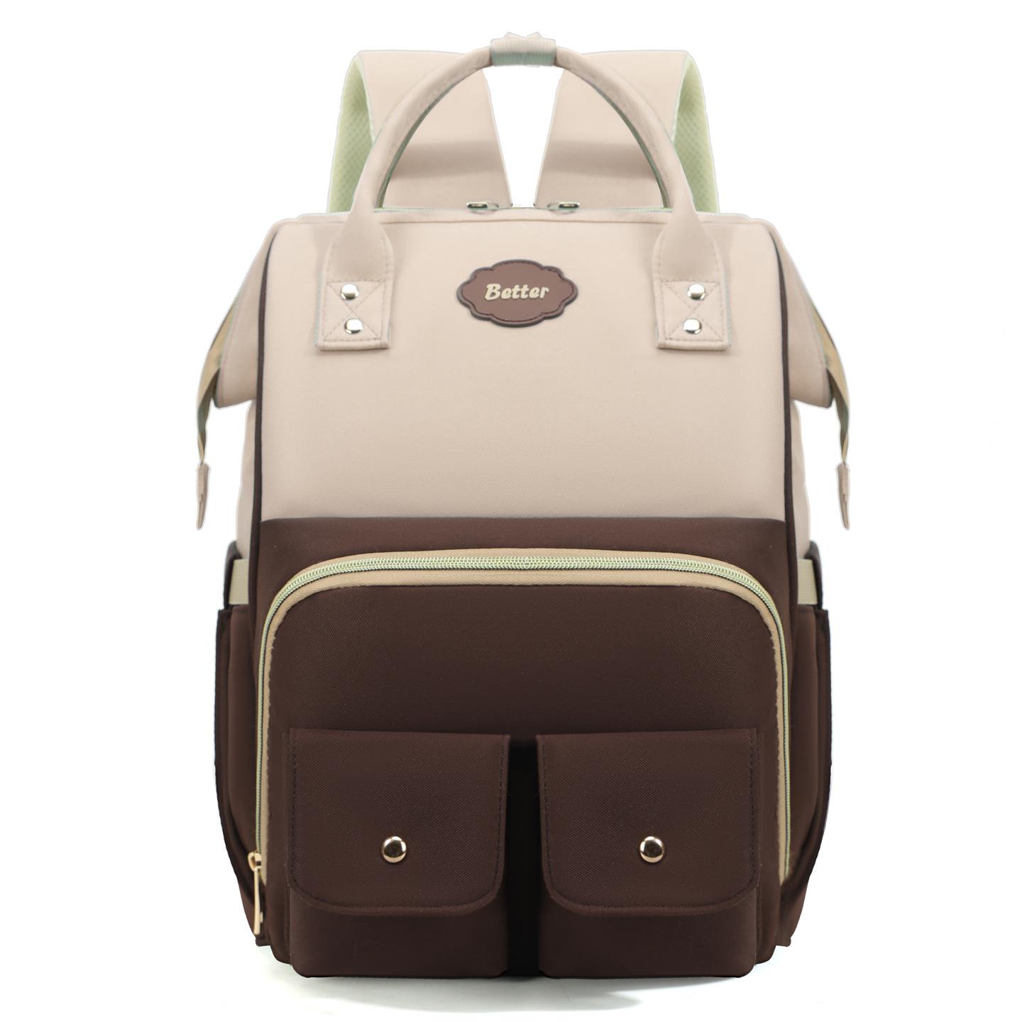 Mommy Bag, New Mother and Baby Bag, Mommy Bag, Backpack, Large Capacity, Lightweight Outdoor Bag, Multi-functional Mommy Outdoor Backpack хаки