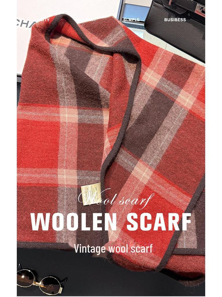 100% Wool Knitted Triangle Shawl & Scarf for Women - Multi-styled for Neck & Waist