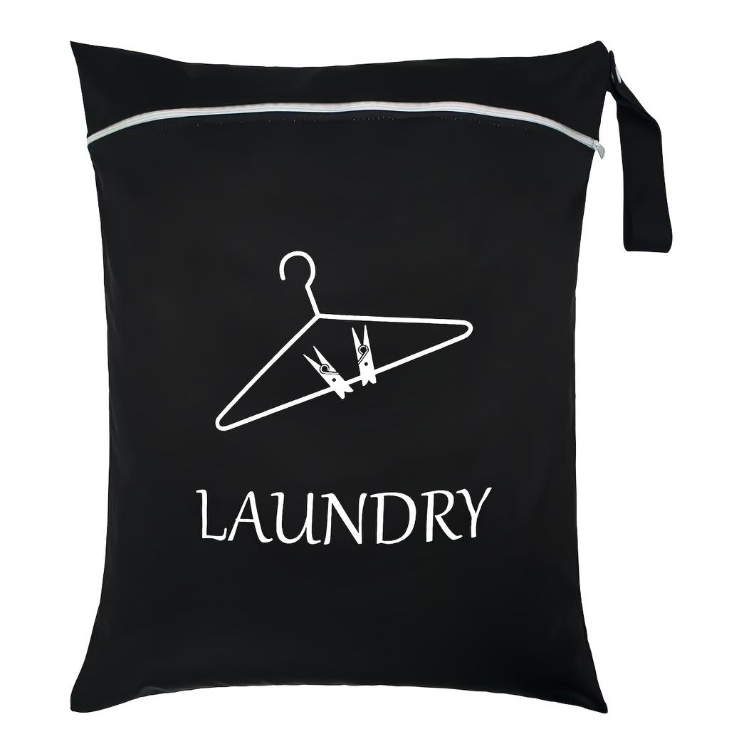 1pc Laundry Bag, Large Travel Bag, Sports Yoga And Fitness Bag, Suitable for Travel, Dry And Wet, Gym, University Dormitory