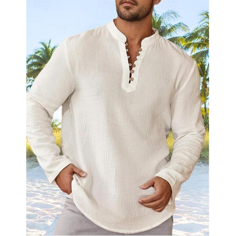 

Мужская рубашка кросс-бордер на пуговицах, повседневная летняя рубашка с рукавом, однотонная, для повседневной носки, для отпуска XXXL белый