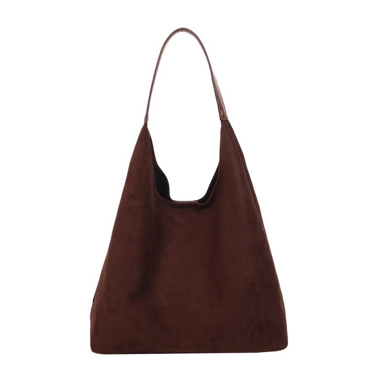 2025 autumn new retro casual commuter armpit bag women's premium sense bucket bag casual shoulder tote bag