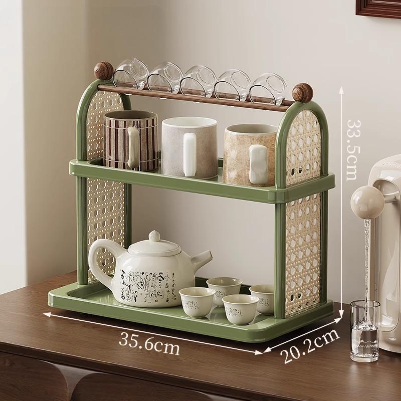 Multi-layer Storage Rack Water Cup Tea Cup Glass Rack Desktop Organizer Cups Display Stand Countertop Mug Storage Rack Organizer