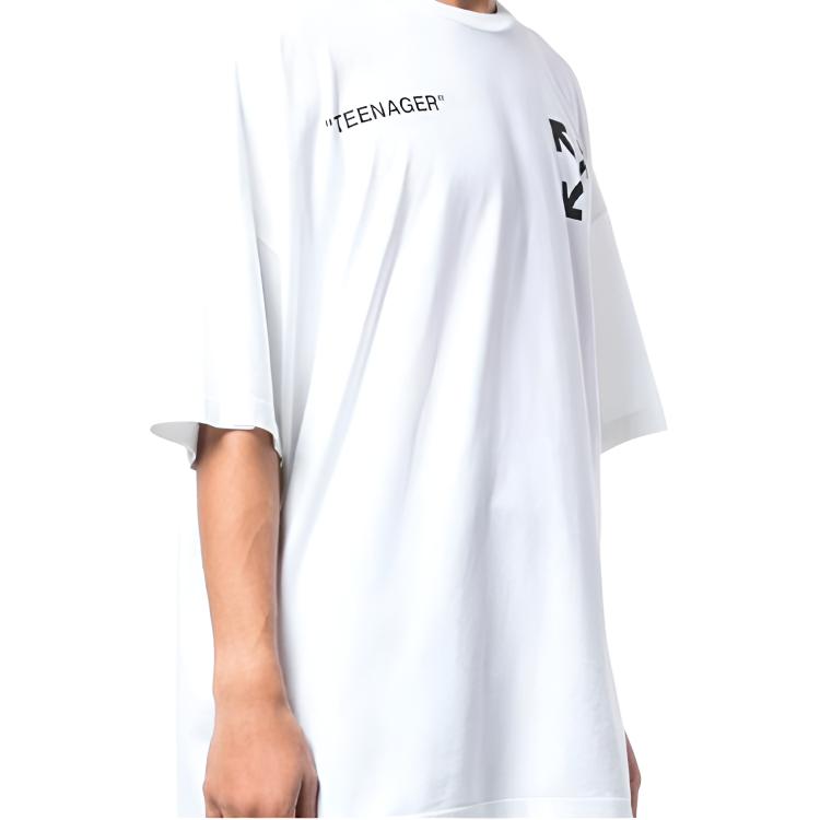 OFF WHITE SS19 T Shirt Mens White OMAA066S191850350188