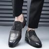 Wedding Shoes for Men Engraved Large Size Trendy Man Shoes Business Casual Men's Leather Shoes Large Size 47