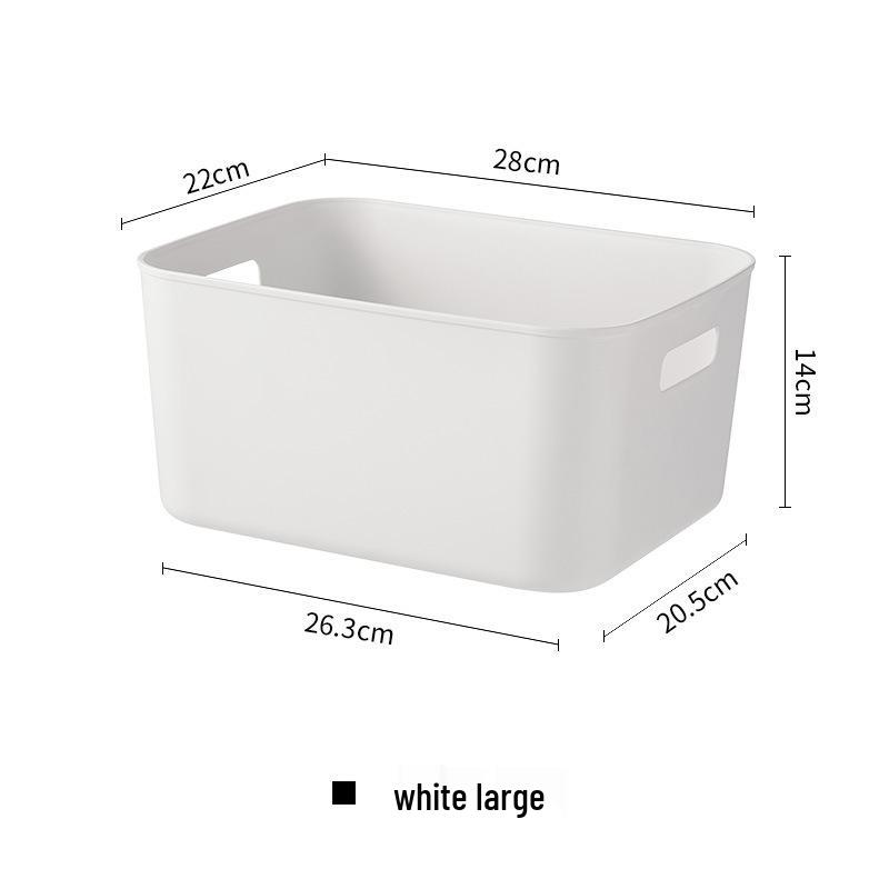Multi-purpose Plastic Storage Basket for Cosmetics, Snacks, and Kitchen Items