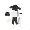 1/12 Doll Clothes, Handmade Full Suit, Costume with Jacket Pants for 6in Model Year Gifts